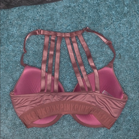 Pink strap back bra - Picture 3 of 3